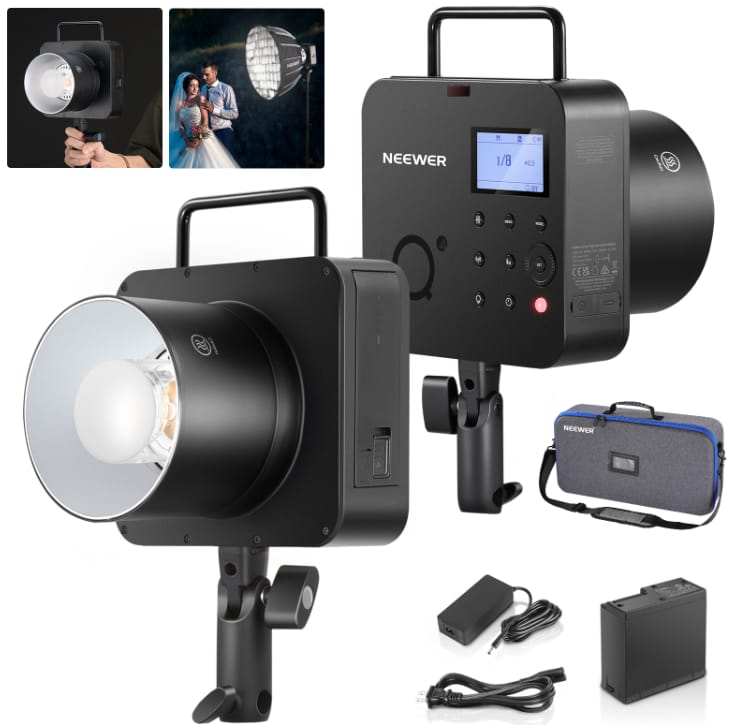 NEEWER Q6 600Ws 2.4G TTL HSS Outdoor Studio Flash NEEWER Q6 600Ws 2.4G TTL HSS Outdoor Studio Flash
