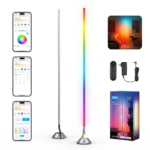 מנורת רצפה פינתית חכמה NEEWER NF01 מסוג RGBW (עוצמת הארה של 1500 לומן)