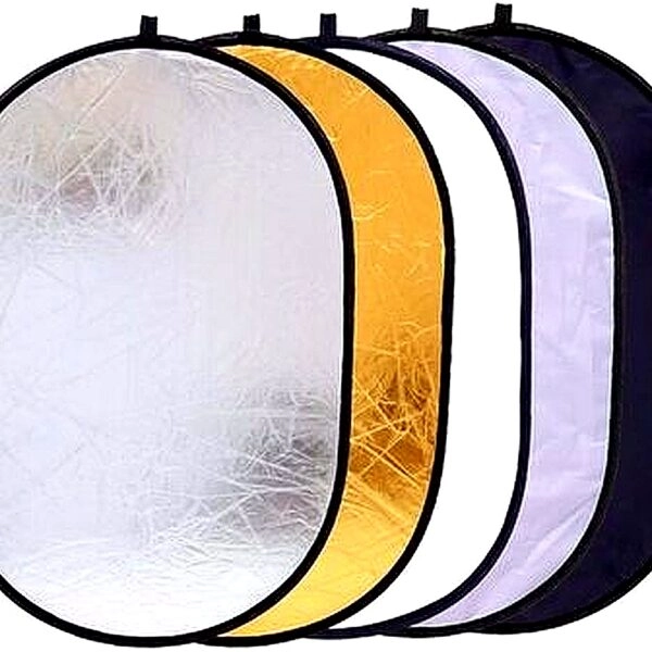 רפלקטור צילום Reflecto 5 ב-1 אליפטי 60×90 ס"מ