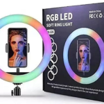 רינג לייט בגודל 10 אינץ’ דגם MJ26 RGB
