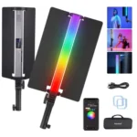 מקל תאורה LED RGB2 של NEEWER עם דלת מתכת