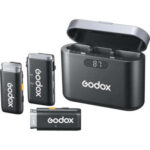 מערכת מיקרופון אלחוטי Godox WEC ל-2 אנשים למצלמות ומכשירים ניידים (2.4 GHz)