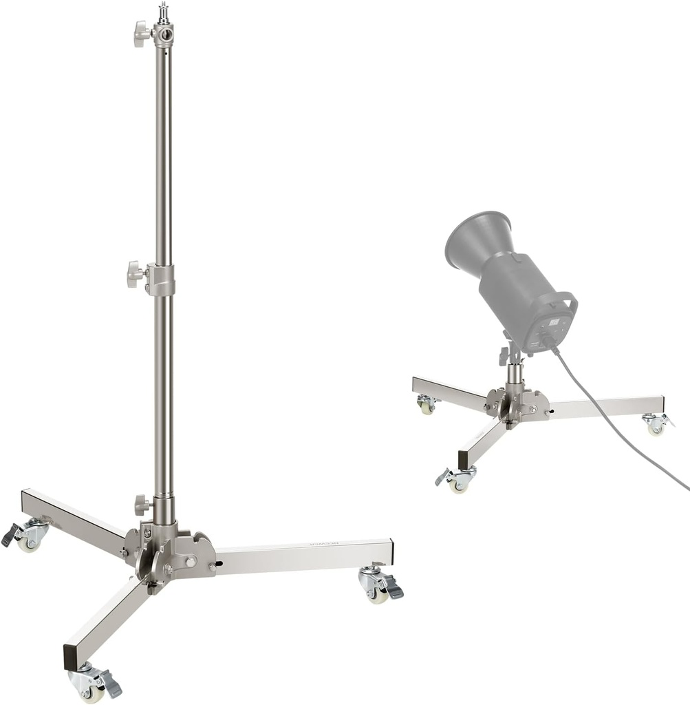 עמוד תאורה עם גלגלים NEEWER ST98SS - 98 ס״מ עמוד תאורה עם גלגלים NEEWER ST98SS - 98 ס״מ