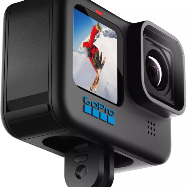 חיישן: 23MP | וידאו: 5.3K60 / 4K120 / 2.7K240fps | ייצוב: HyperSmooth 4.0 | עמידות מים: 10מ' | מסכים: LCD קדמי + מגע אחורי | Bluetooth+WiFi | GPS | שליטה קולית