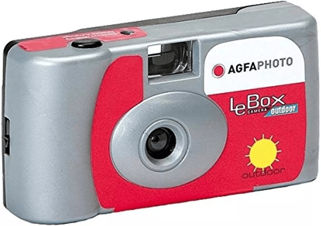 AGFA LeBox 400 – מצלמה חד פעמית, 27 תמונות, חיצוני AGFA LeBox 400 – מצלמה חד פעמית, 27 תמונות, חיצוני