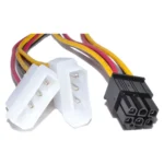 2 Molex to 6-PIN PCIe Connector