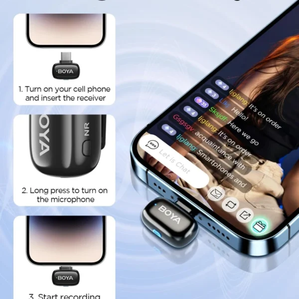 BOYA Microphone Mini 03 USB-C 2TX+RXU+CC