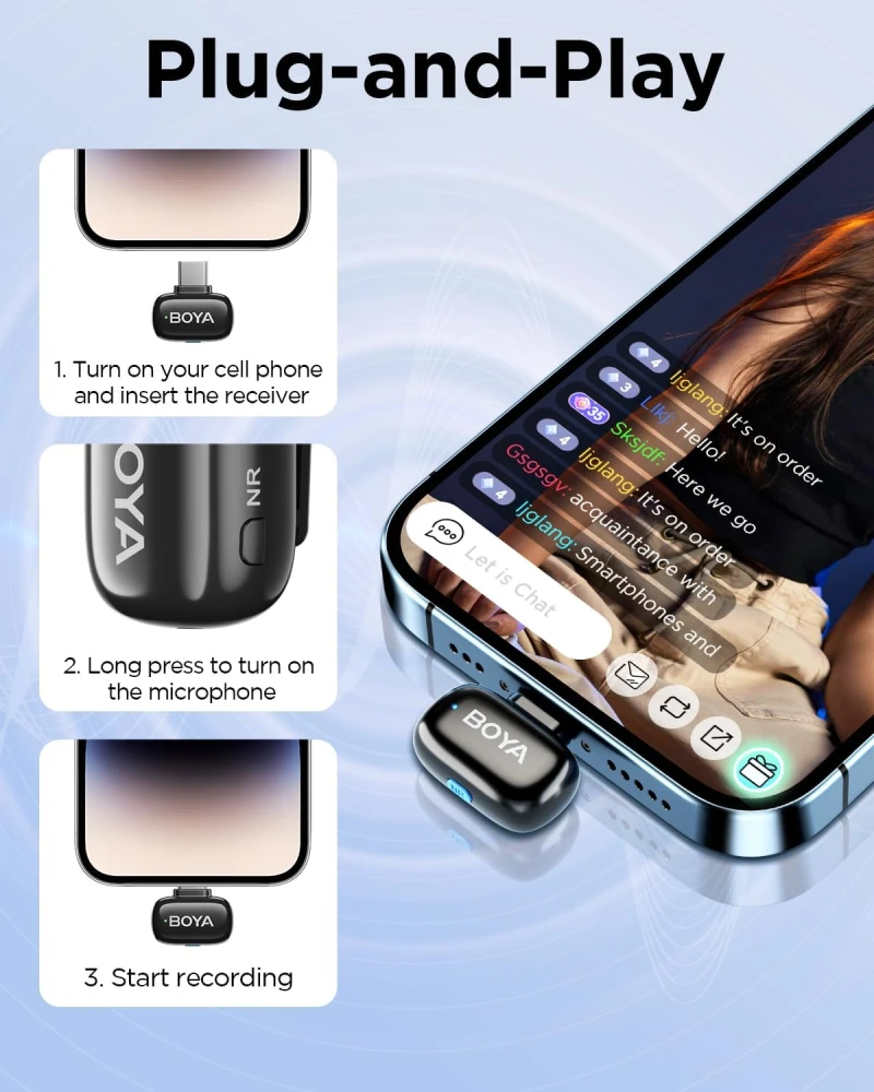 BOYA Microphone Mini 03 USB-C 2TX+RXU+CC