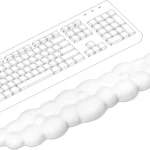 Cloud Wrist Rest For Keyboard Pad