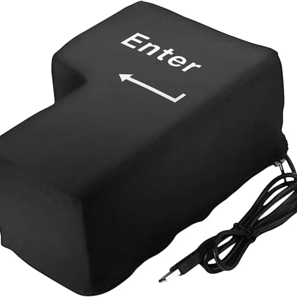 Enter Button Pillow