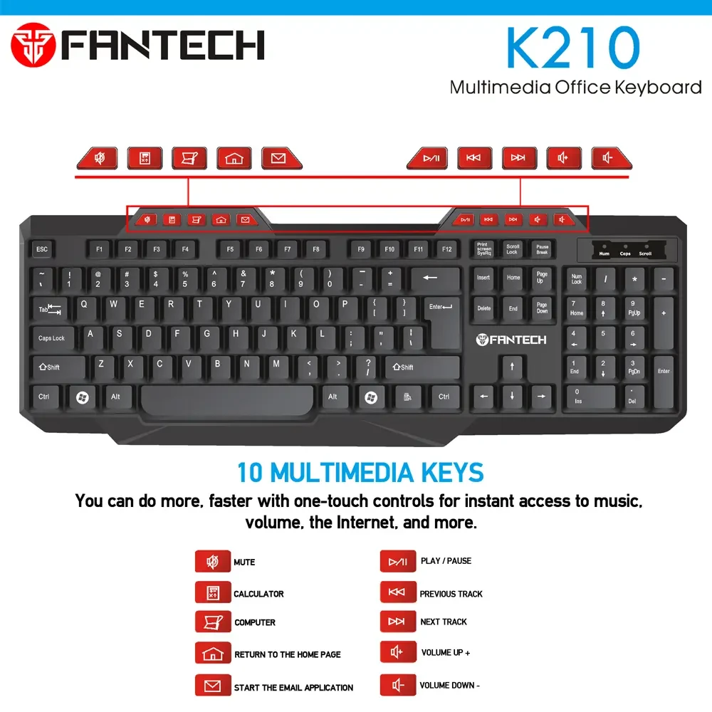 Fantech keyboard K210 Fantech keyboard K210
