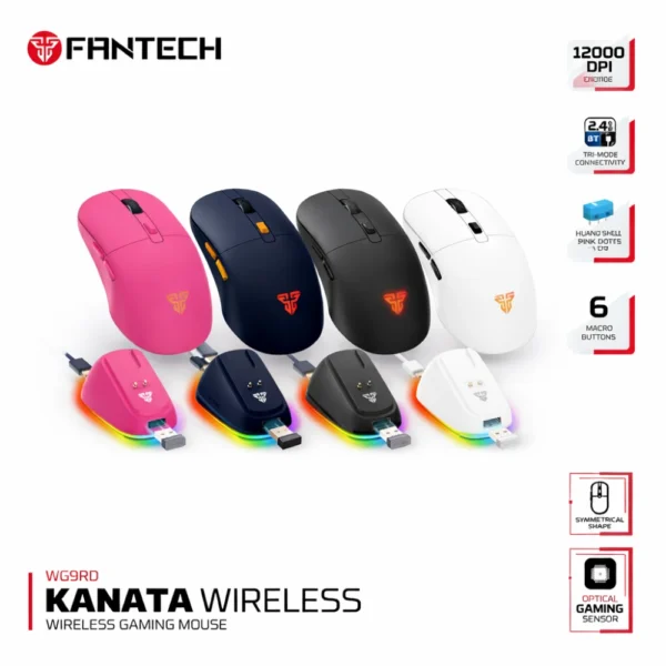 Fantech Mouse WG9RD Kanata Wireless