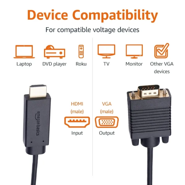 HDMI to VGA Cable