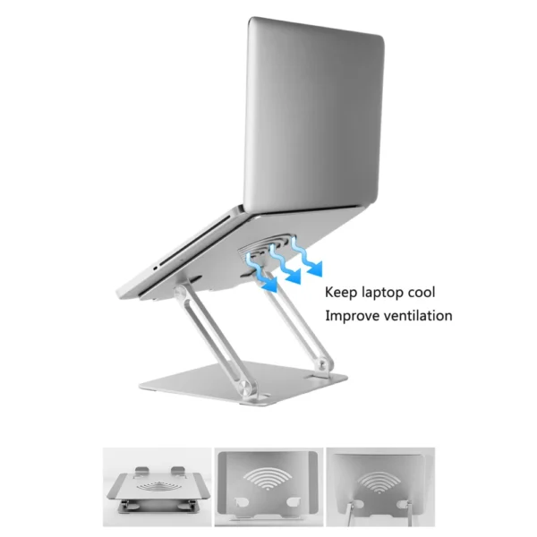 Laptop Stand with Wifi Logo