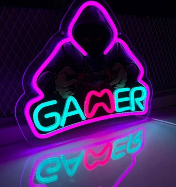 LED Neon Wall Sign Gamer