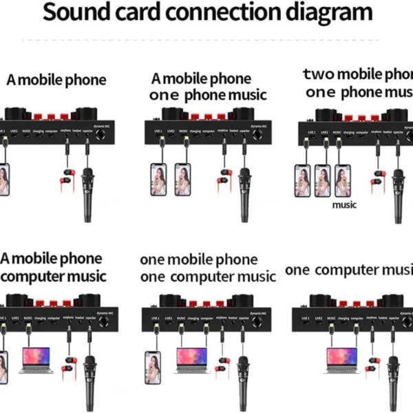 Live Sound Card V8S