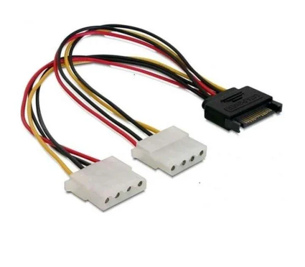 SATA To 2 Molex Connector