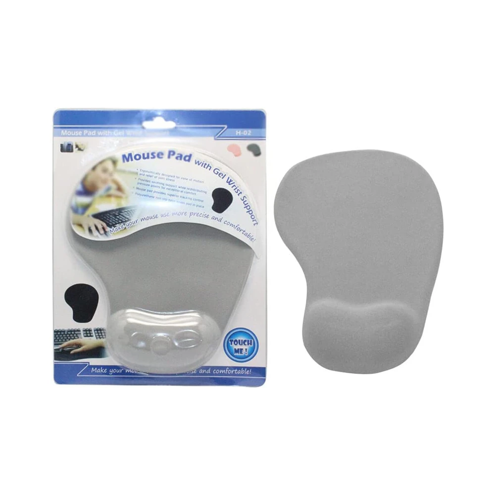 Mouse pad with gel wrist support