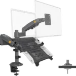 NB Monitor Dual Arm stand with Laptop stand H180 FP-2