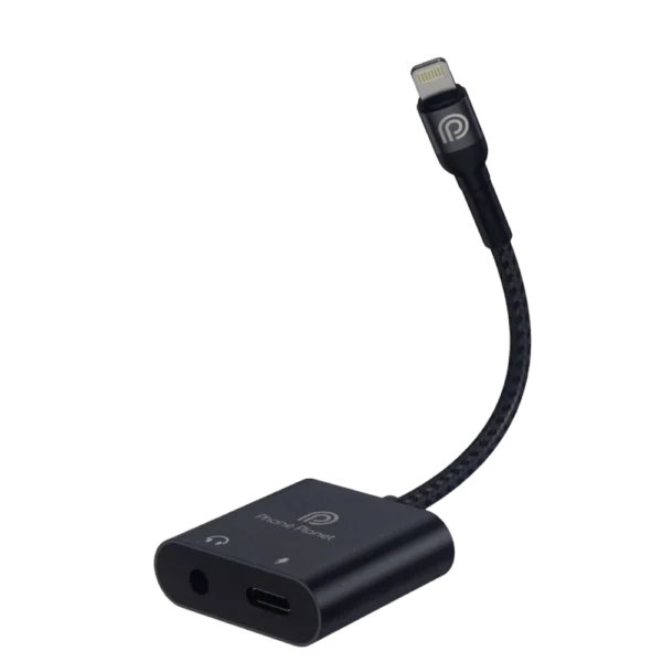 Phone Planet Adapter 2-in-1 Lightning+ Aux to Lightning