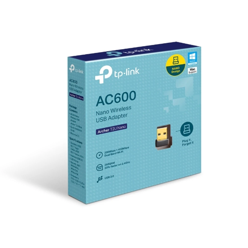 TP Link Nano Wireless USB Adapter AC600