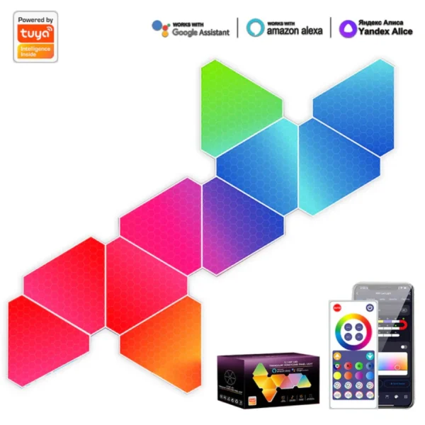Triangular Honeycomb Panel Light