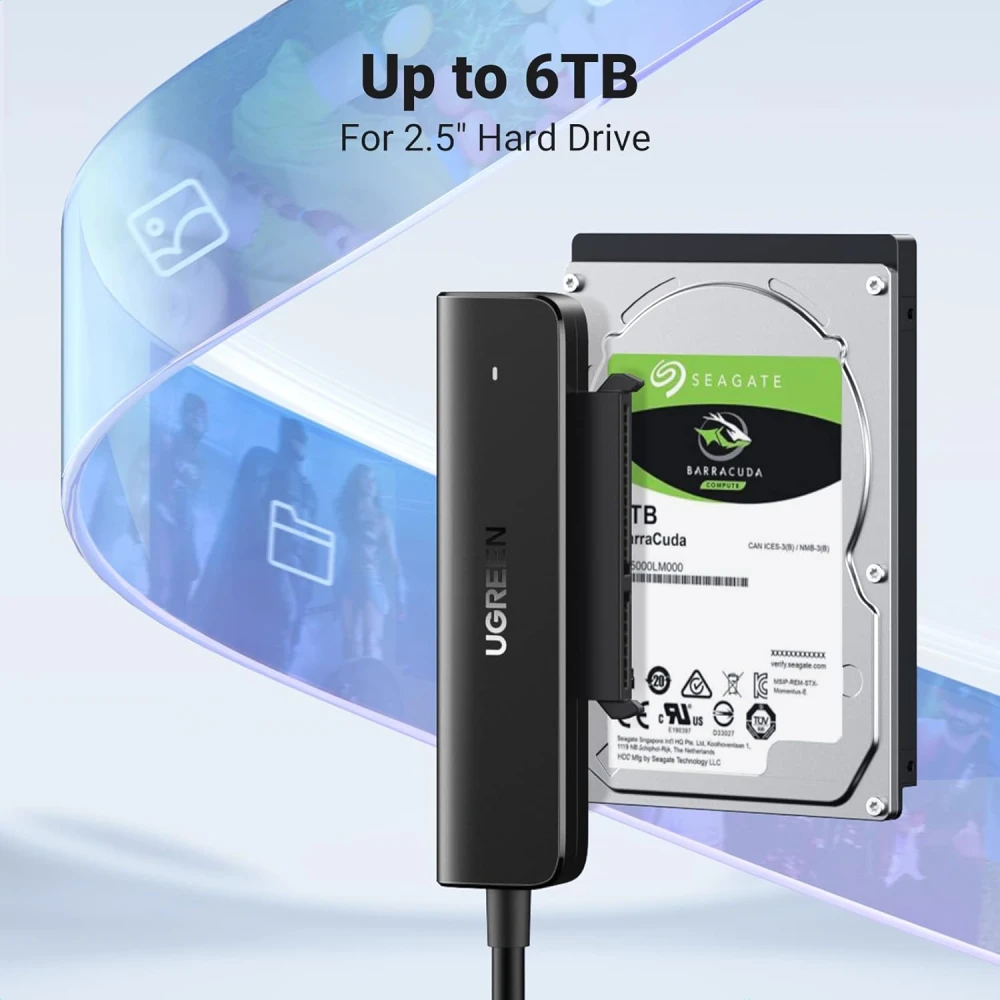 UGREEN Converter USB-C to 2.5" SATA