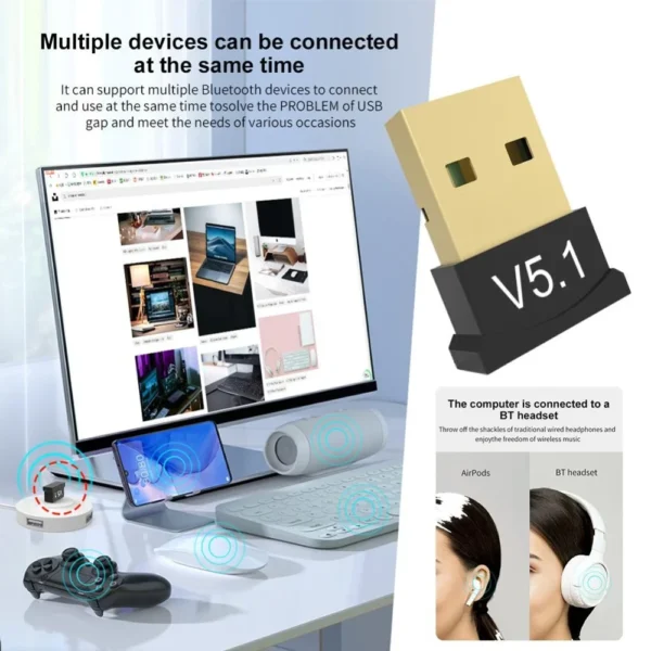 USB Bluetooth 5.1 Adapter