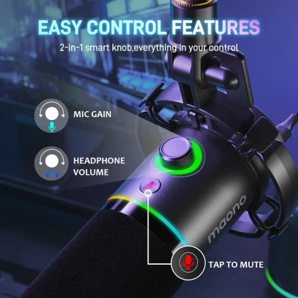 Yanmai Microphone Q1 with Arm Stand