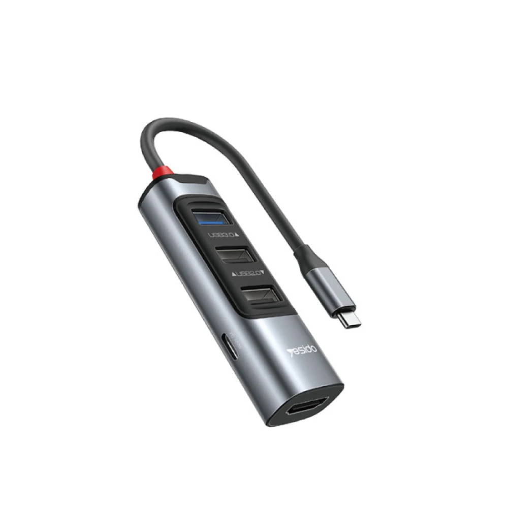 Yesido Adapter Hub 5in1 USB-C HB22